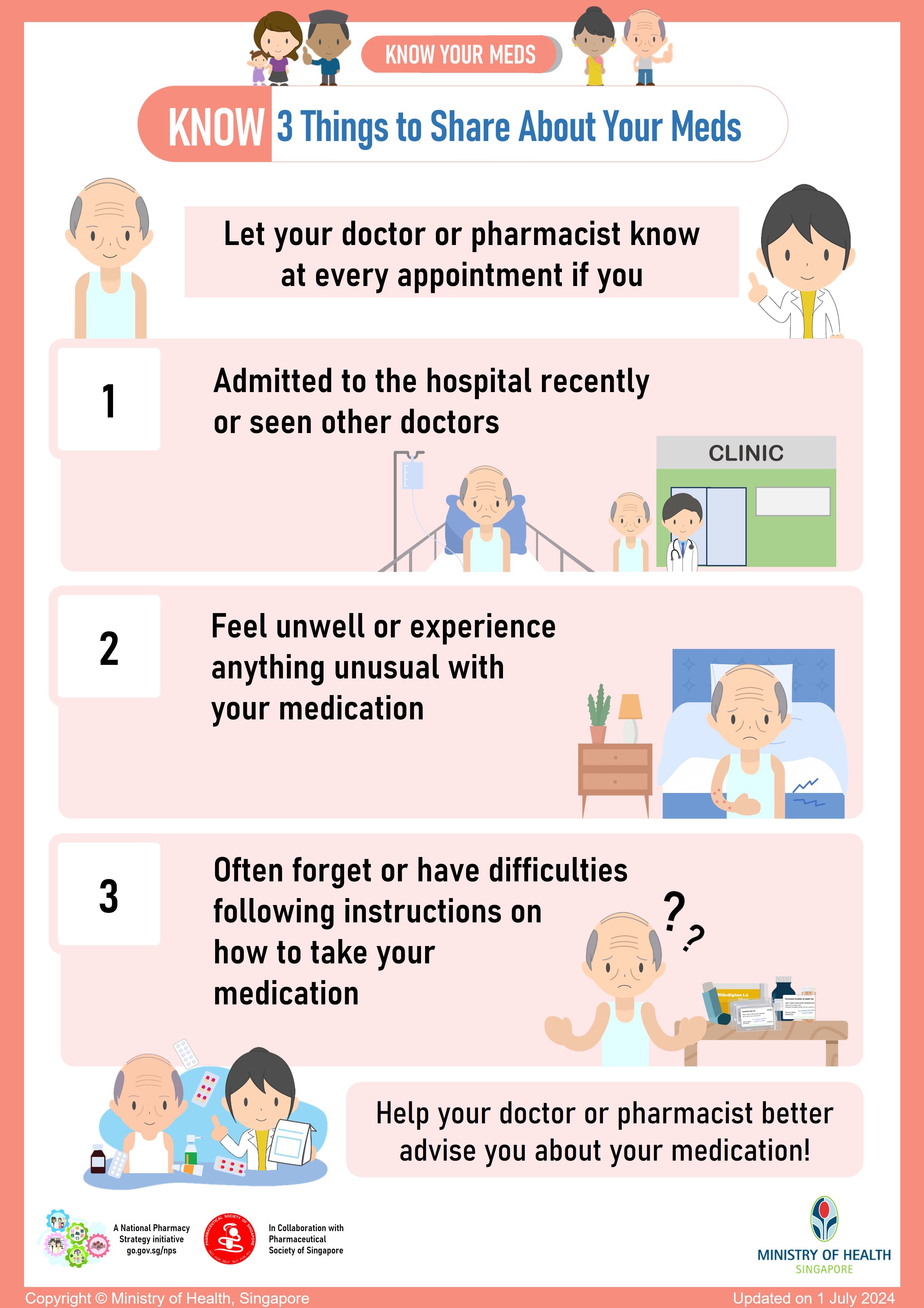 Know 3 Things to Share About Your Meds